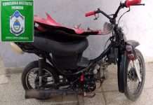 CURUZÚ CUATIÁ: POLICIA DE CORRIENTES SECUESTRAN DOS MOTOCICLETA EN UN ALLANAMIENTO
