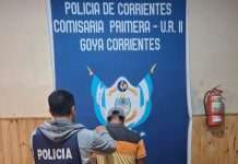GOYA: DETIENEN AL PRESUNTO AUTOR DEL ROBO DE UNA GARRAFA