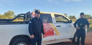 SANTO TOME: POLICÍA SECUESTRA Y RECUPERA UNA CAMIONETA QUE FUERA ROBADA EN MISIONES