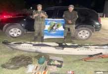 EMPEDRADO: SECUESTRAN CARABINA CON MIRA TELESCÓPICA Y MUNICIONES DURANTE UN CONTROL PERVENTIVO